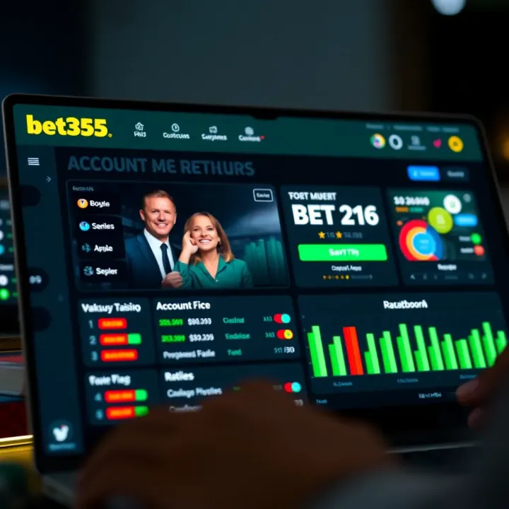 Illustration showing various boxing odds and betting options on a digital betting platform