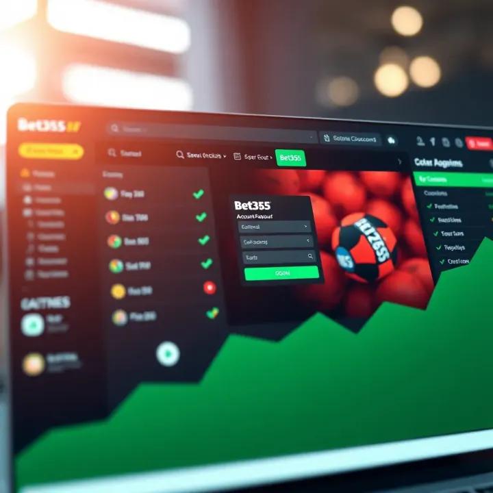 Secure online football betting platform interface with highlighted security features